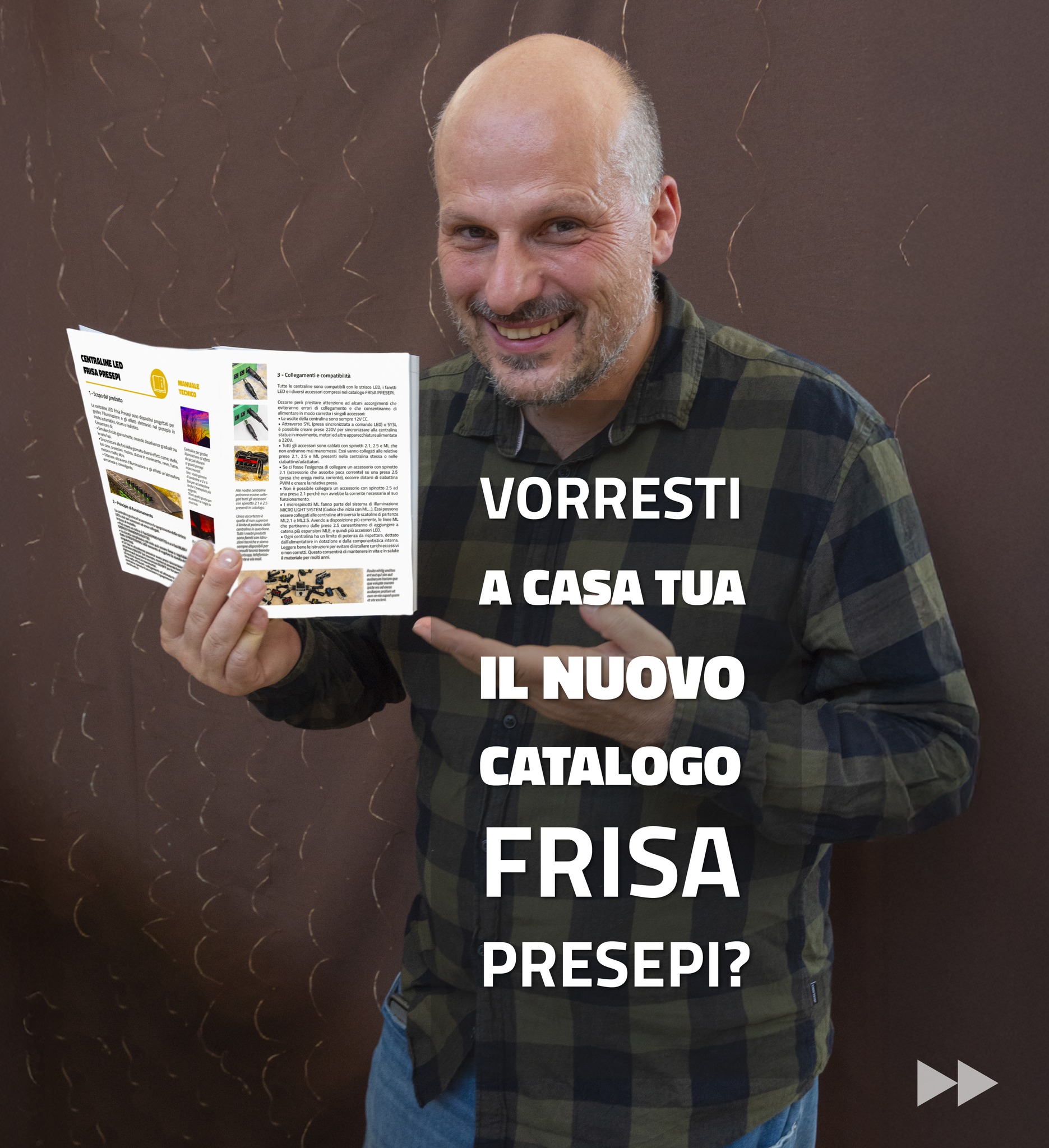 Il nuovo Catalogo 2026 di Frisa Presepi non è solo una raccolta di prodotti, ma una vera fonte di ispirazione per progettare il tuo presepe.
📖 Grande novità di quest’anno: all’interno troverai anche un pratico manuale con consigli, tecniche e dritte salva-tempo per ottenere risultati professionali, anche se sei agli inizi.
👉 RICHIEDILO AL LINK IN BIO!
🟡 E se lo richiedi entro il 12 luglio riceverai anche una sorpresa speciale in omaggio!
📦 Spedizione a fine estate direttamente a casa tua.