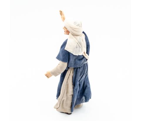 Pastore con Turbante Chiaro - resina h 20 cm