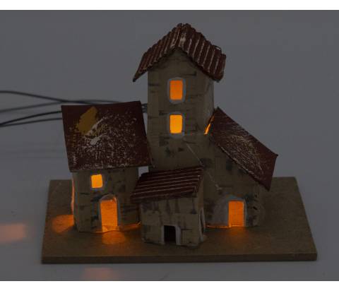 Casette Illuminate: BLOCCO CASE STILE INTONACO