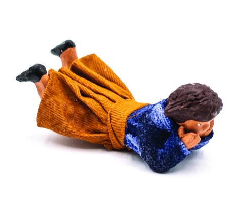 Bambina sdraiata h 10 cm - Fisse Vestite - 10 cm