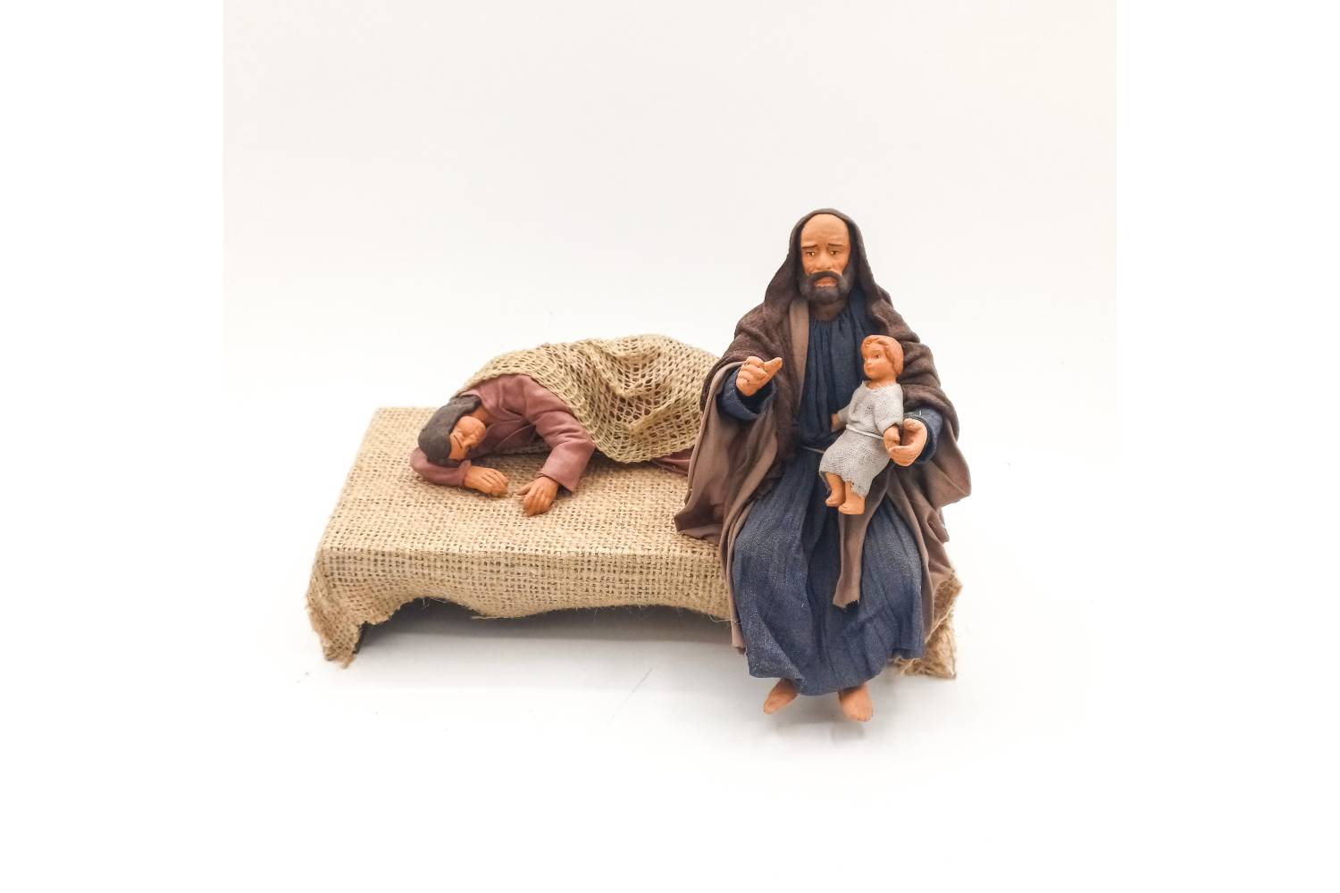 Natività Madonna che riposa - h 16 cm