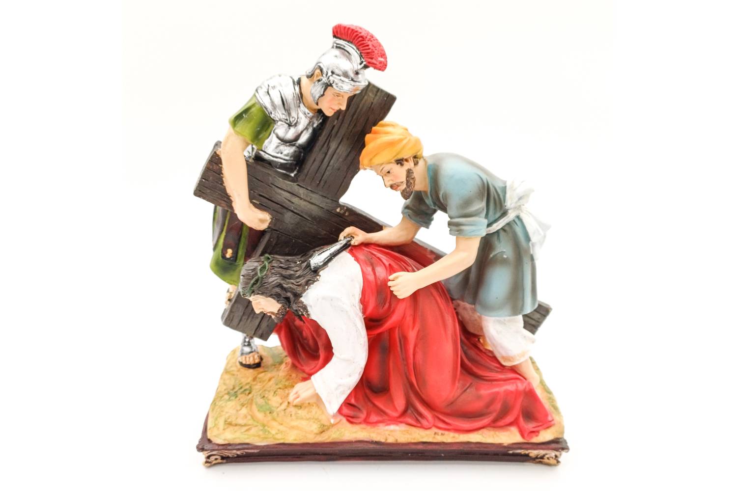 Via Crucis Completa - resina h 20 cm