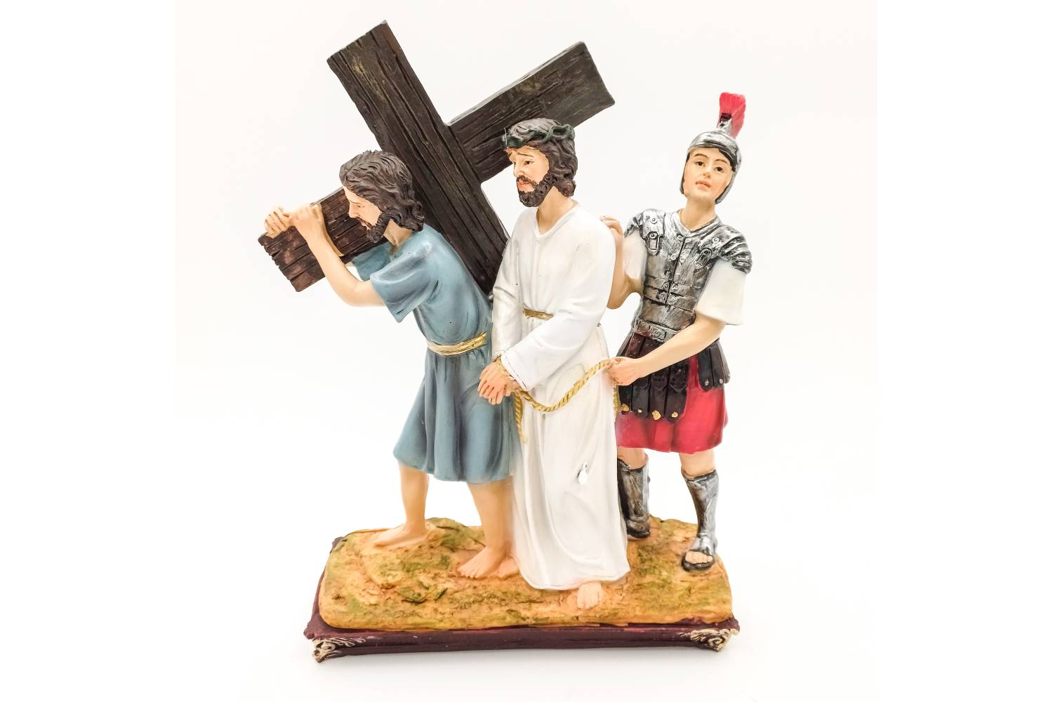 Via Crucis Completa - resina h 20 cm