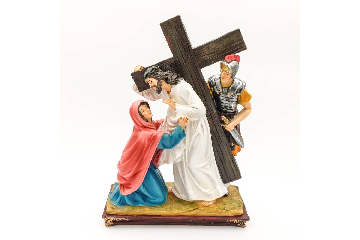 Via Crucis Completa - resina h 20 cm