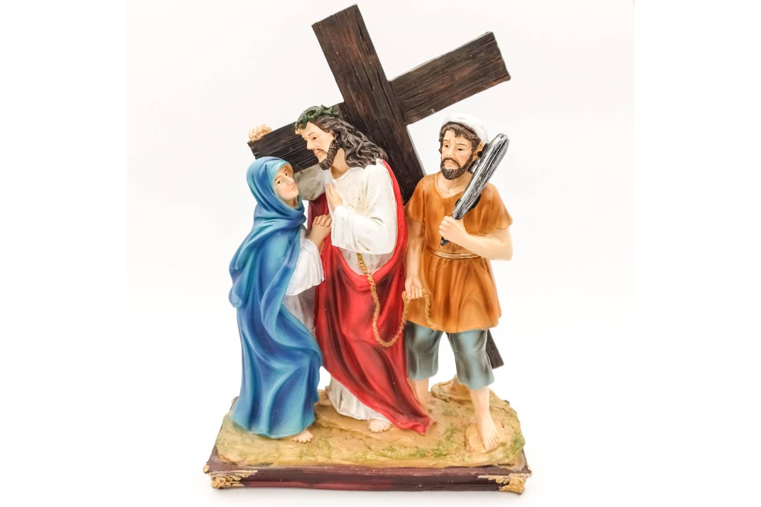 Via Crucis Completa - resina h 20 cm