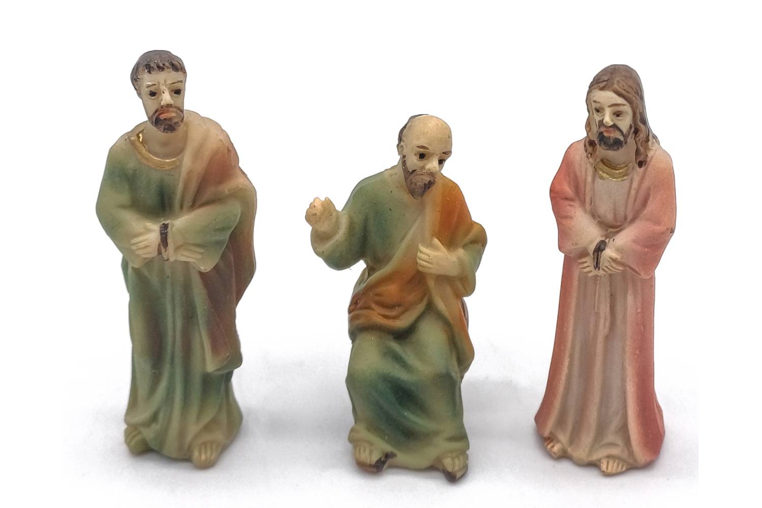 MINI KIT Presepe PASQUALE - resina h 5 cm