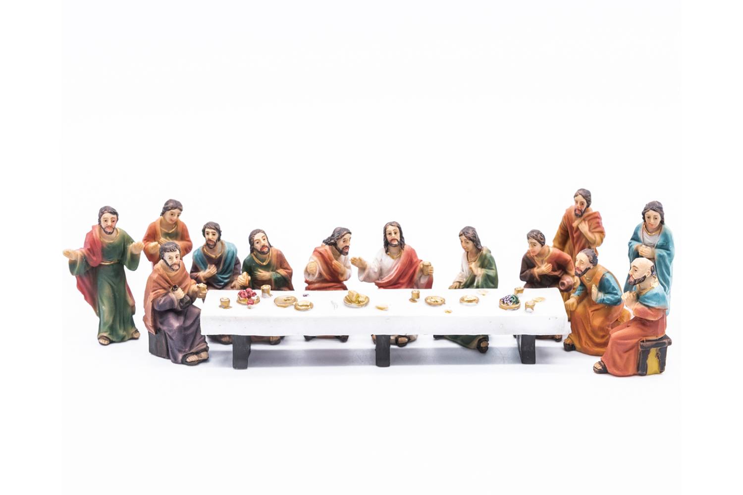 MINI KIT Presepe PASQUALE - resina h 5 cm