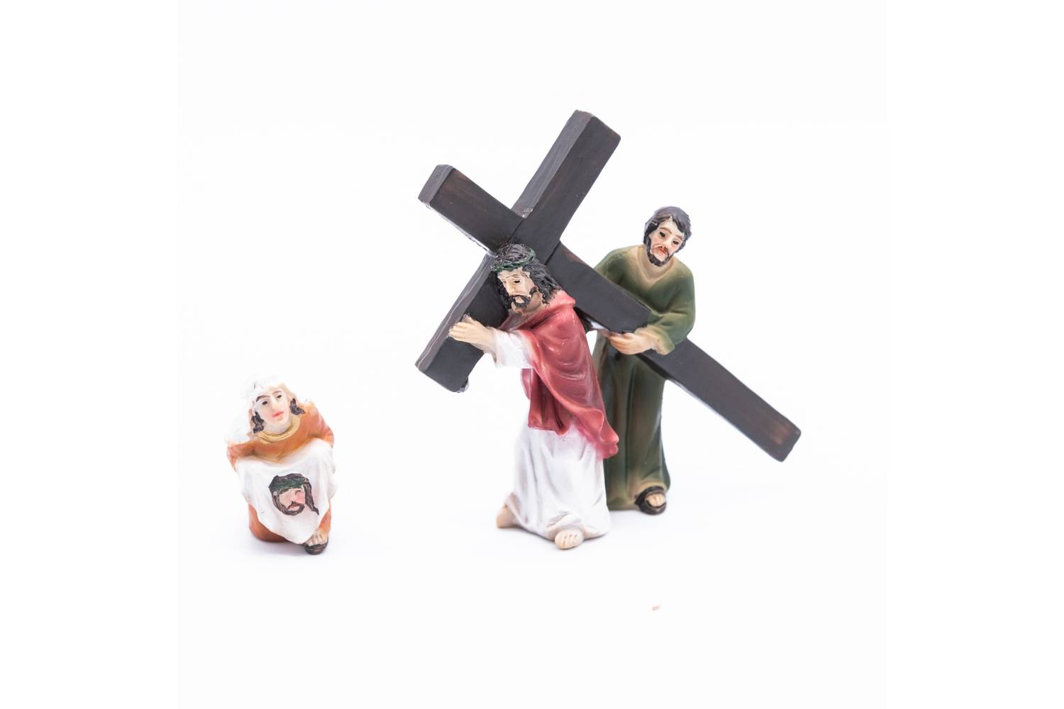  Belén de Pascua completo - resina h 5 cm