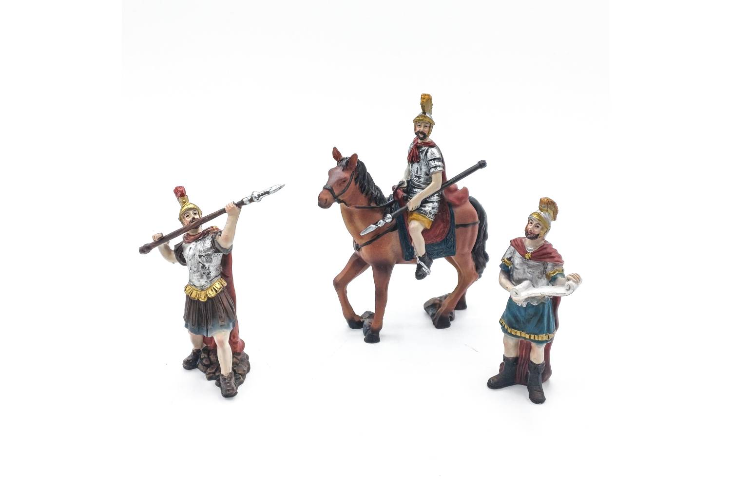 NUOVO Presepe Pasquale Completo - resina h 9 cm
