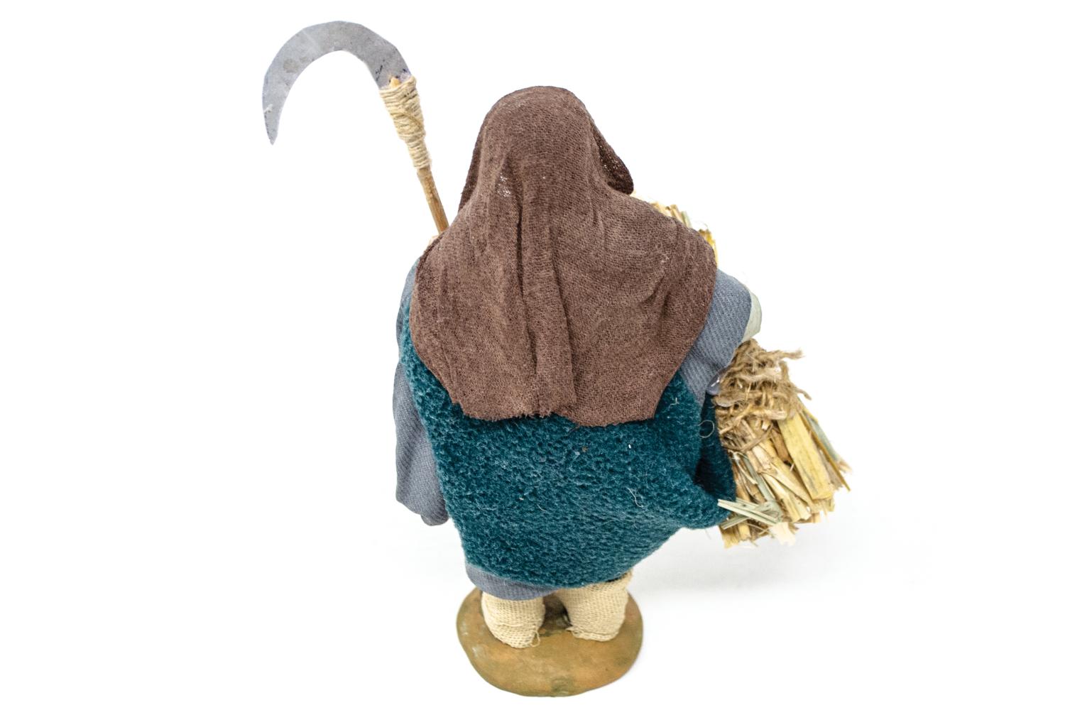  Uomo con Falce - h 14 cm - Fisse Vestite - 14 cm