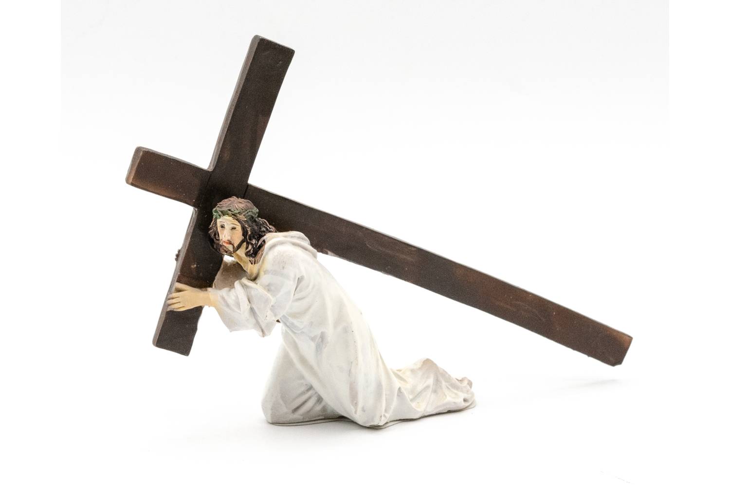 NUOVO Presepe Pasquale Completo - resina h 9 cm