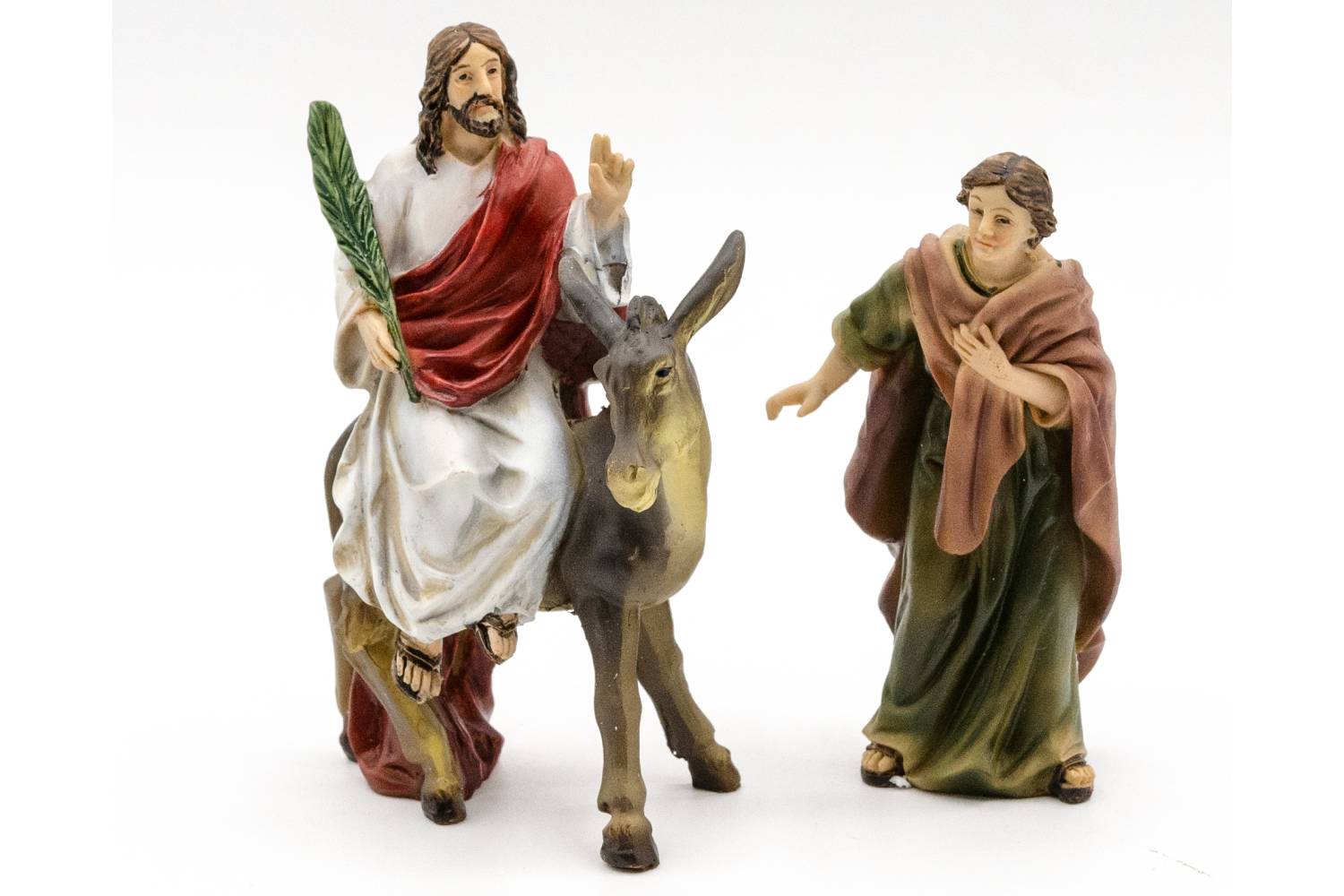 NUOVO Presepe Pasquale Completo - resina h 9 cm