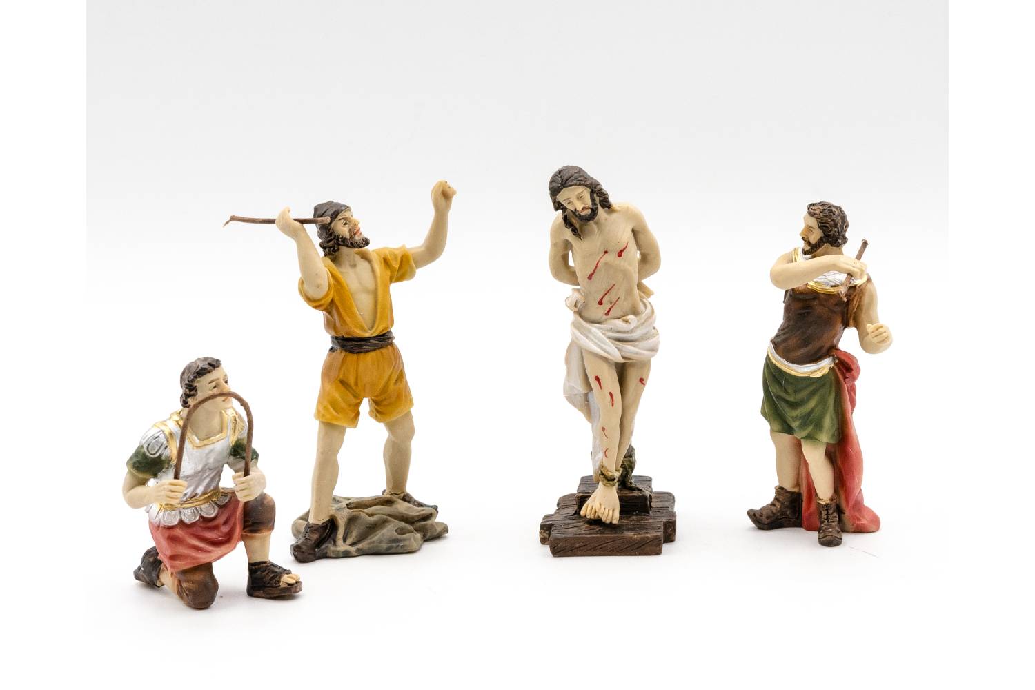 NUOVO Presepe Pasquale Completo - resina h 9 cm