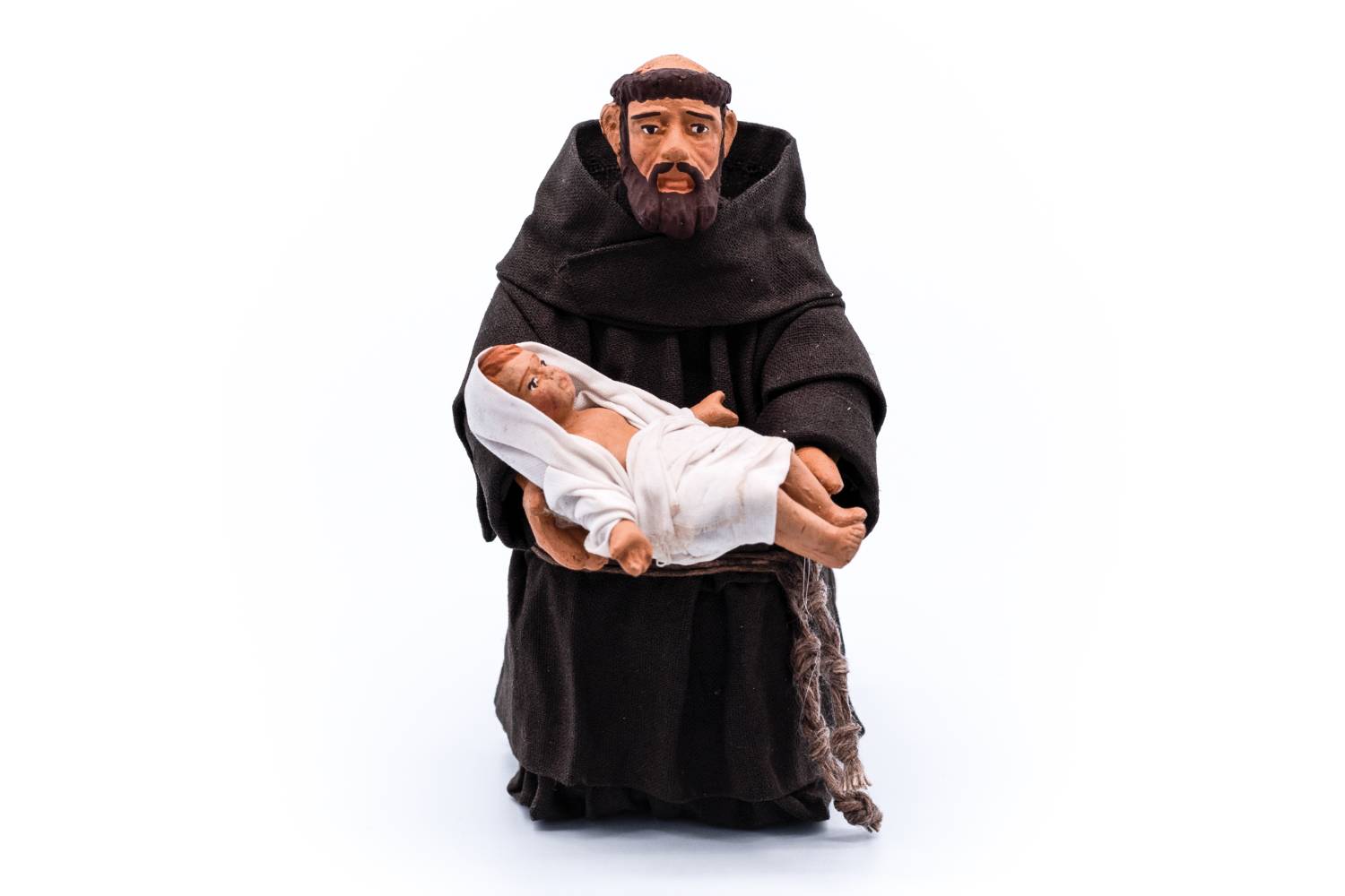 San Francesco con Bimbo - h 10 cm