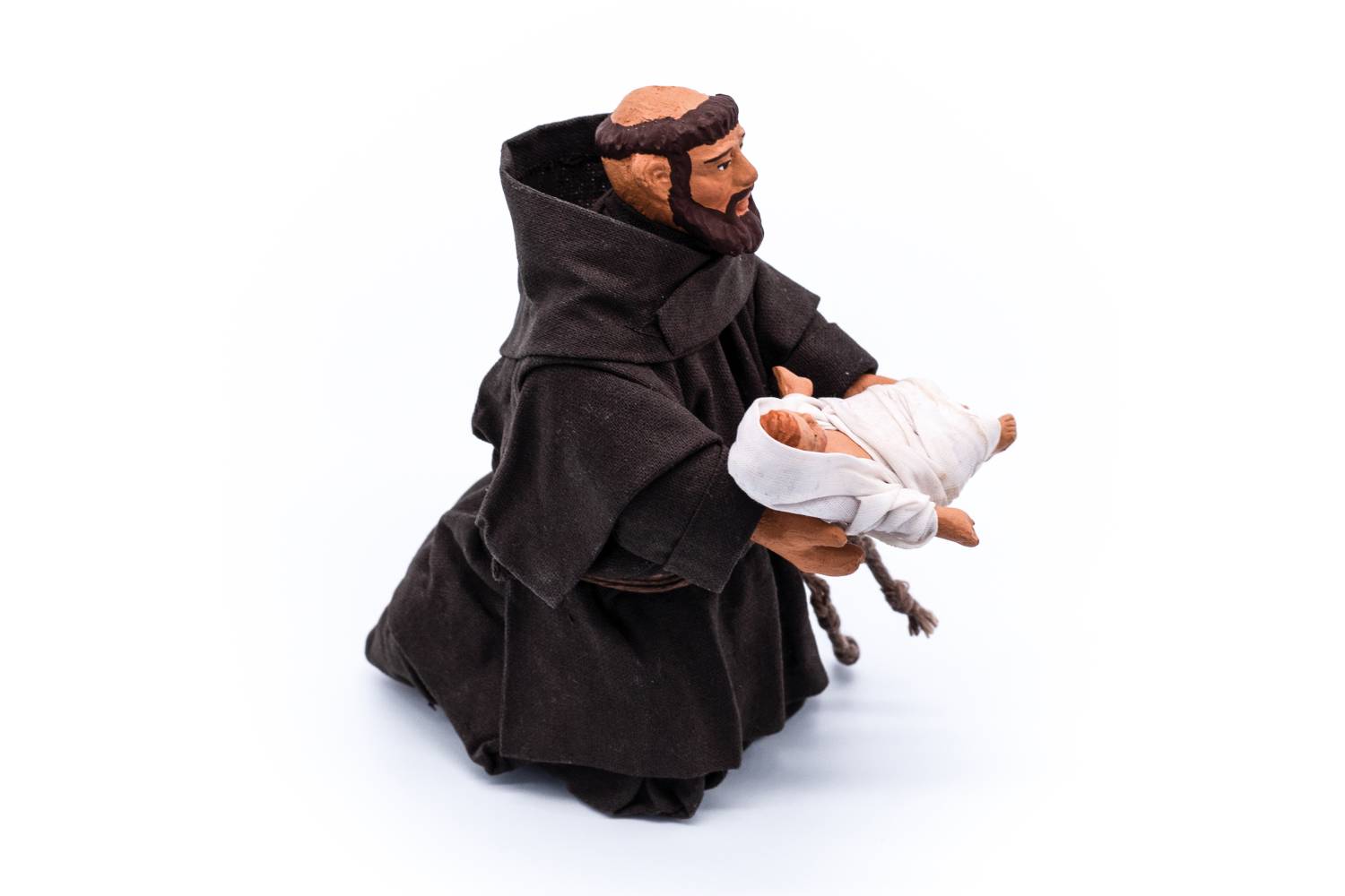 San Francesco con Bimbo - h 10 cm