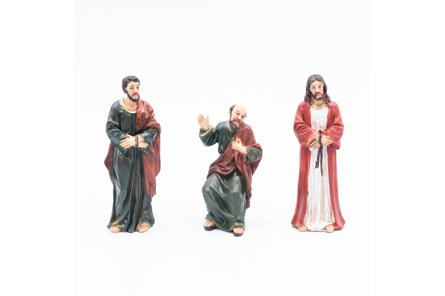 NUOVO Presepe Pasquale Completo - resina h 9 cm