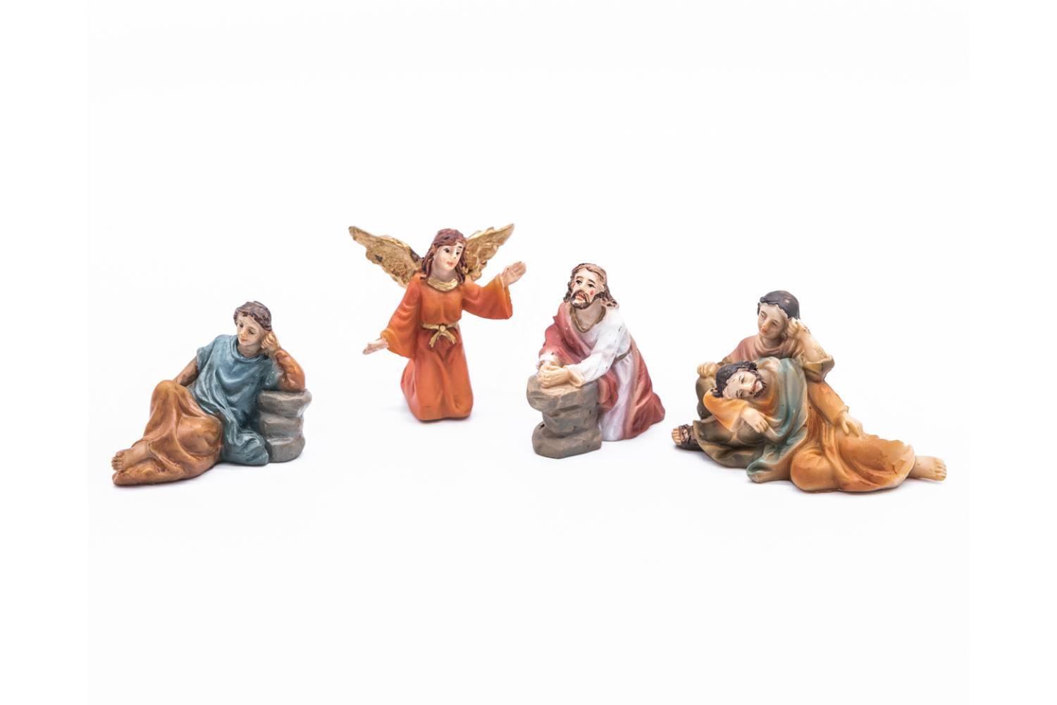 MINI KIT Presepe PASQUALE - resina h 5 cm