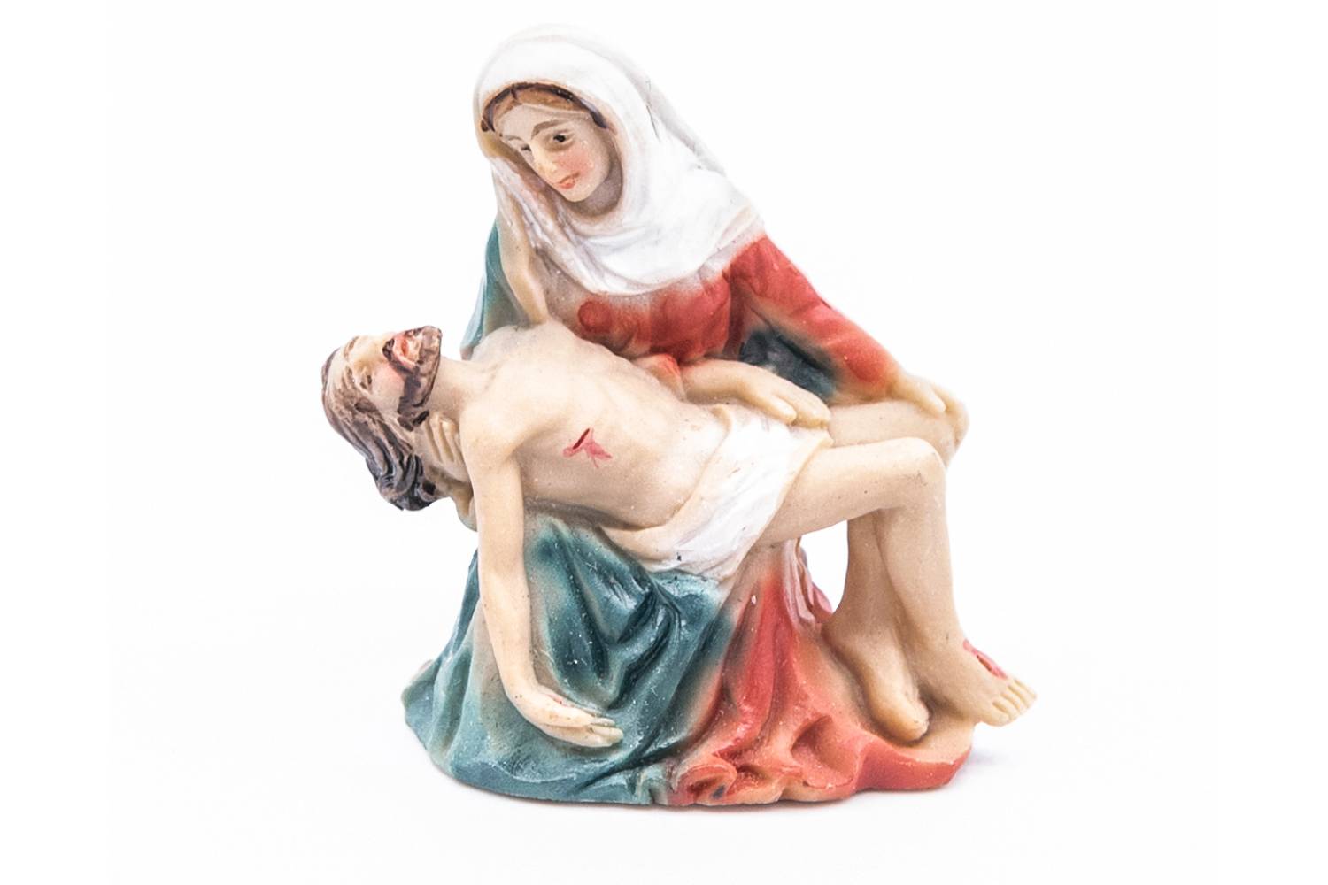 MINI KIT Presepe PASQUALE - resina h 5 cm