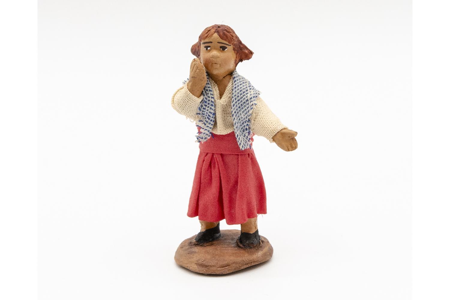 Bambina che chiama h 12 cm  - 