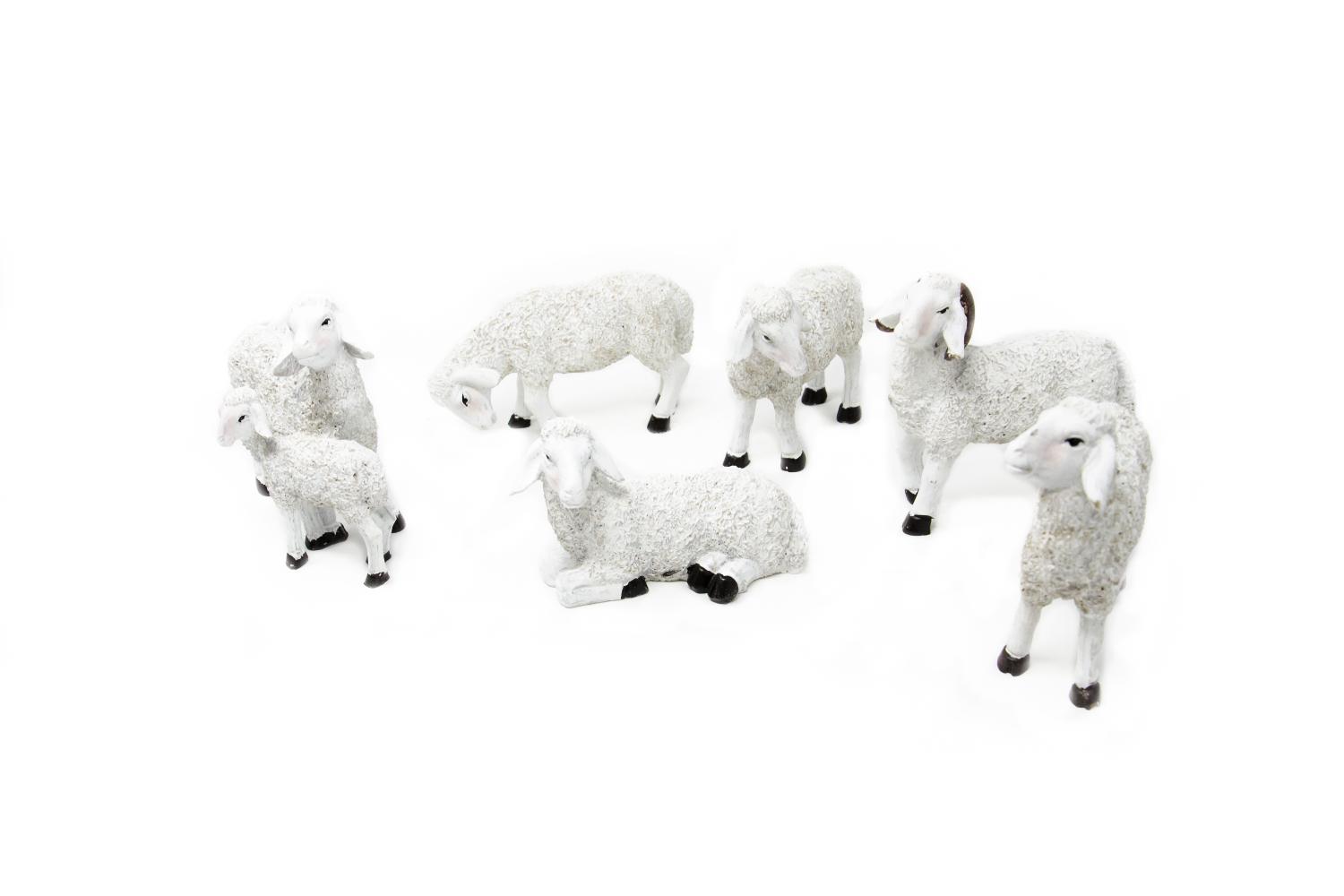 Altezza 7 cm	 - Animali Presepe in Resina