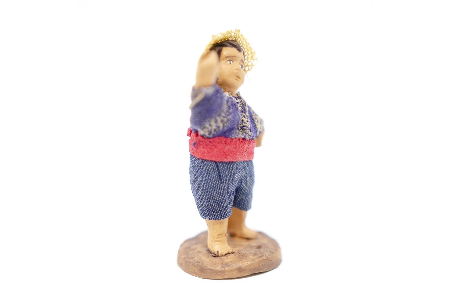  Bambino che Indica h 10 cm - 